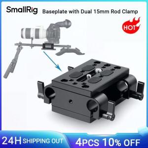 SmallRig 카메라 장착 플레이트 삼각대 플레이트(15mm 로드 클램프 레일블록 지원 포함) Dslr 퀵 릴리스 베