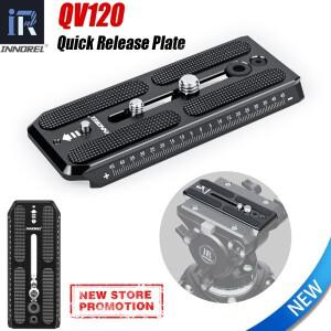 INNOREL QV120 퀵 릴리스 플레이트  Manfrotto 501PL 시리즈 비디오 유체 헤드와 호환되는 카메라 삼각대