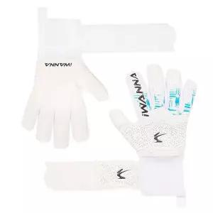 [골드스마일]아이워너 축구장갑 손가락 꺾임 방지 골키퍼 장갑 (화이트) (M) (8호)