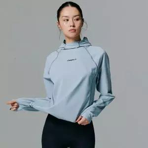 [롯데백화점]챕터엑스 퀵 드라이 액티브 러너스 후디 스카이블루 C1004BL