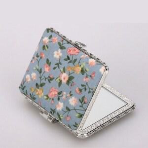 베리본 휴대용 예쁜 미니 손거울