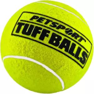 펫스포츠 자이언트 터프볼 - 대형견을 위한 거대한 테니스 공 공격적인 씹기 장난감 무독성 인증 치아 마모