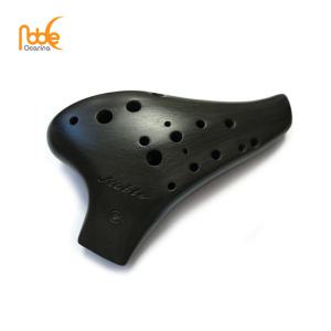 노블 오카리나 도자기-더블 알토 C 블랙-ALTO 더블 검정색