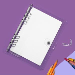 [다꾸 세트] 지넥스 만년 6공 다이어리 투명 커버 A5 A6 A7 다꾸 꾸미기세트 미니 정사각 만들기