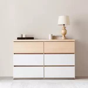 아르쉘 1200 6단 와이드 광폭 서랍장 DF911646