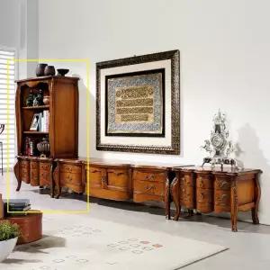 [퍼니프랑] 수입 유럽형 빈티지 엔틱가구 TR 03 엔틱 컬러 진열 장식장