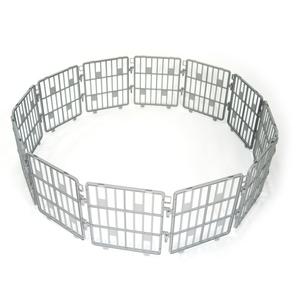 푸르미 강아지 울타리 애견 매직 펜스 소형 12P 라이트그레이 새끼강아지 옥상 실내 울타리