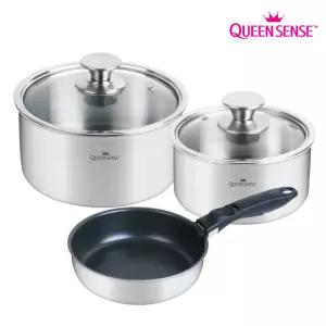 아로제 통3중 스텐냄비 세트 인덕션 겸용 냄비 3종세트