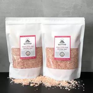 [푸리오]히말라야핑크솔트 소금 지퍼백 1kg (굵은소금,고운소금)