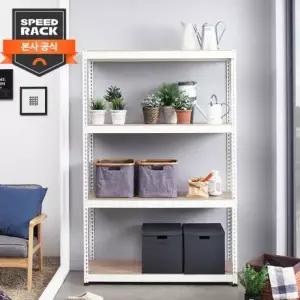 [스피드랙] 1000x400x2100 4단 다용도 베란다 조립식 철제선반 베스트규격