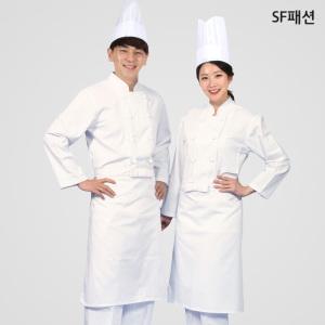 조리사 시험복 세트 조리복 상의 허리앞치마 L 종이모