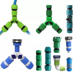물 호스 연결구 원터치 커넥터 분배기 스프링클러 수도 연결캡