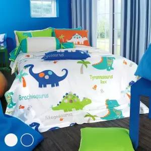 키즈돔 공룡친구들 순면 사계절이불 매트세트[이불커버+매트커