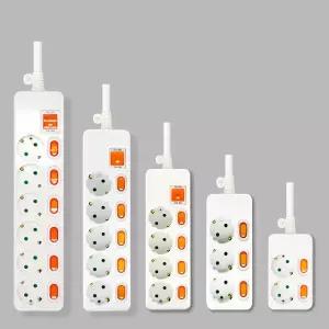 DAJOA 개별 멀티탭 2구, 3구, 4구, 5구, 6구 1.5M, 3M, 5M