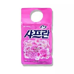 샤프란 핑크 섬유유연제 300ml x 1개 (제조일자 23.12.12)  / 리필형 세탁