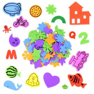 EVA 스티커 접착식  - 12종 동물 꽃 식물 모양