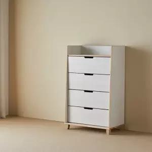 원더 안방 드레스룸 원목 4단 옷서랍장 800