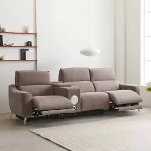 코비 이지클린 블루투스 홈바 4인 리클라이너 소파