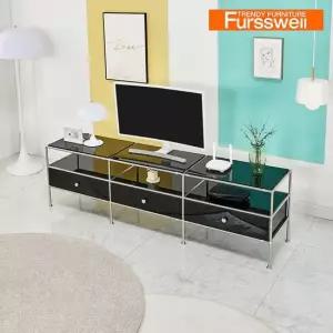 퍼스웰 완제품 유로모듈선반 고광택 1800거실장TV장 SN_046