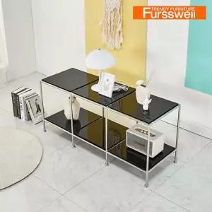 퍼스웰 완제품 유로모듈선반 수납장 장식장 거실장 SN_040