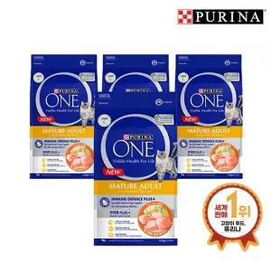 [퓨리나] 원캣 7세 이상 노령묘 1.4KG 4개