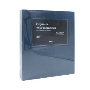 드림 오거나이즈 바인더 접착앨범 30매 흑색내지 네이비, 1개