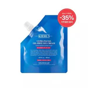 [롯데백화점]키엘 NEW 울트라 훼이셜 오일-프리 젤 크림 리필 파우치 150ml