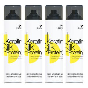 케라틴 실크프로테인 초강력 헤어스프레이 300mlx4개