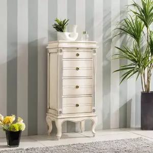 브레드 화이트 서랍 거울화장대 앤틱콘솔장