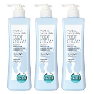 바세린 모이스처 풋크림 500ml 3개 /데일리 고보습 케어