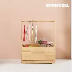 원목 반려동물 옷장 1단행거 수납장
