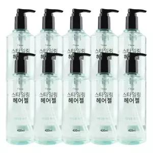 10개 오릭스 스타일링 헤어젤 420ml