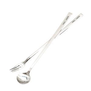 테이블아트 할로 롱스푼 롱포크 2P 케이스세트_대표, 1개