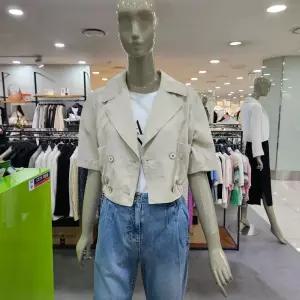 시슬리/애플아울렛/소피 더블 버튼 반팔 점퍼 SAJPC3331