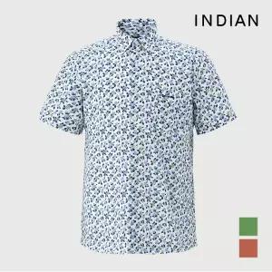 [하프클럽/인디안]인디안 플로럴 프린트 반팔셔츠_MITNSYM3501