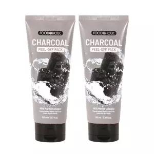 2개 푸드어홀릭 콜라겐 필오프팩 150ml 참숯