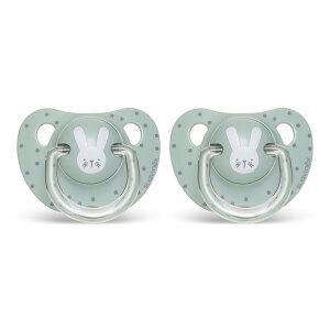 스와비넥스 휘게 침독예방 아나토미컬형 쪽쪽이 3단계 실리콘 래빗 민트, 2개