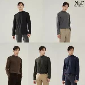 [Now n Forever] NnF 남성 23FW 소프트 기모 모크넥 티셔츠 5종