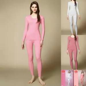 BYC 할머니내복 여성 순면 면100 겨울 보온 내의 상하 세트