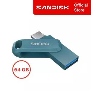[샌디스크] 울트라 듀얼 드라이브 고 USB 메모리 64GB 64기가 DDC3 블루 Gen1 150MB/s