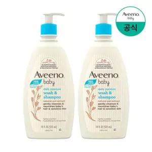 베이비 데일리 모이스춰 워시 샴푸 532ml x2