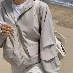 핫핑 [MADE] 캐주얼링 루즈핏 후드 집업점퍼