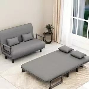 1인용 2인용 패브릭 소파베드6단계 각도조절 소파 겸 침대