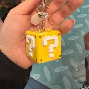 슈퍼마리오 물음표 키링 키체인 키홀더 소리나는 장난감