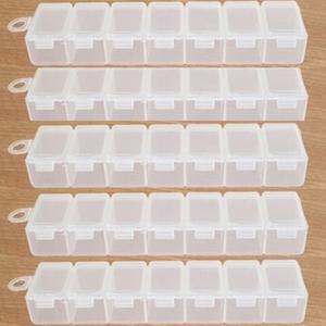 어르신 휴대용 알약 케이스 부모님 일주일 투명 요일 영양제 약통 5개