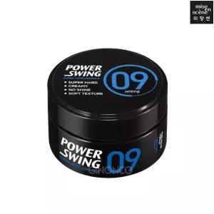 미쟝센 파워스윙 크림 왁스9 80g 1개 남성 헤어 초강력 세팅 스타일