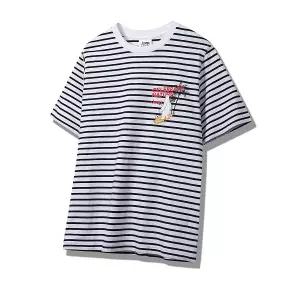 [대구백화점] [지프]지프 서핑베어 스트라이프 반팔티 블랙(JP2TSU112BK) 대백프라자점