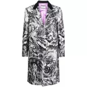 필립플레인 타투 프린트 울 코트 PACCMRA0460PTE076N TP427540323