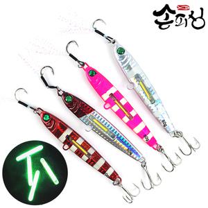 손피싱 갈치전용 갈치 케미 메탈지그 지깅 슈퍼라이트 케미포함