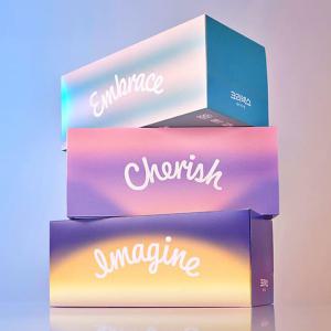 크리넥스 컬러 무드업 미용티슈 2겹, 164매, 12입, 1개